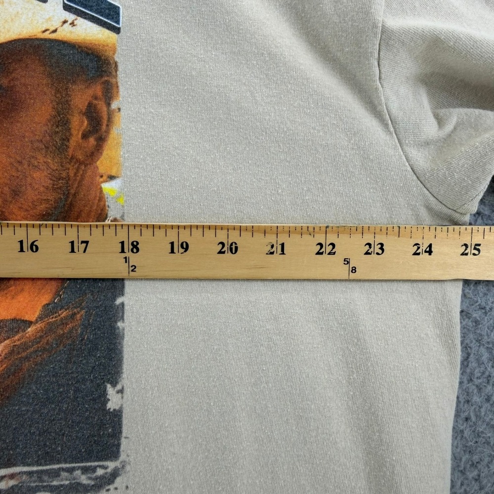 Kenny Chesney Flip Flop Summer Tour 2007 T-Shirt Tan Men 2XL Gildan Ultra Cotton - Picture 10 of 16